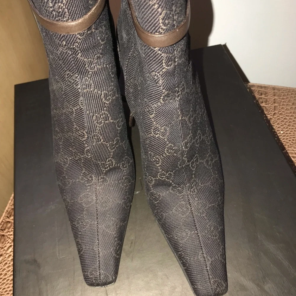Gucci Black Heeled Boots - Picture 4 of 8